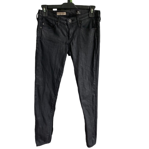 AG Adriano Goldschmied Womens The Absolute Legging Extreme Skinny Jeans Gray 26R - Picture 1 of 7